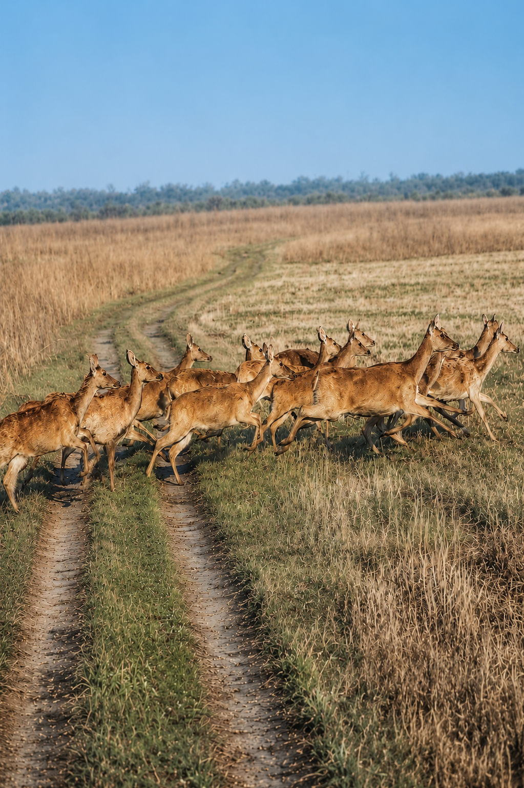 Open jeep safari in Shuklaphanta National Park, Far West Nepal — spot swamp deer, tigers and 460+ bird species