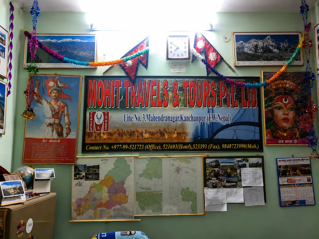 Mohit Travels office in 2013
